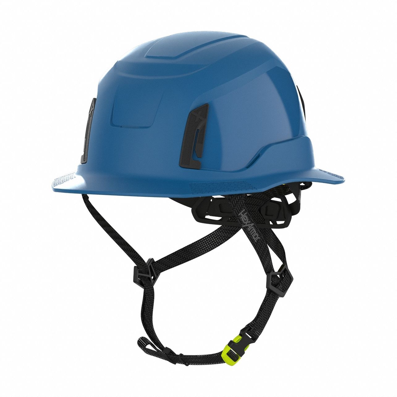 Safety Helmet: Blue, No Graphics, Ratchet (4-Point), Ratchet, ABS, Ceros®, Solid, Ratchet