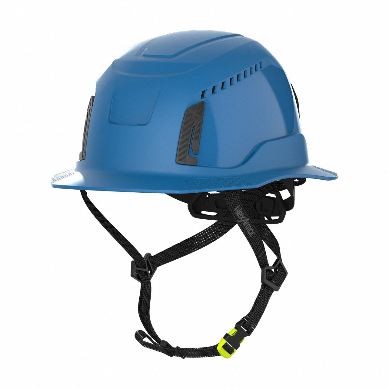 Safety Helmet: Blue, No Graphics, Ratchet (4-Point), Ratchet, ABS, Ceros®, Solid, Ratchet