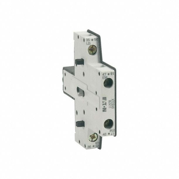 Auxiliary Contact: 1NO/1NC, 10 A Max Current (AC), Side Mount, Side-Mounted, XTCEXSCC11