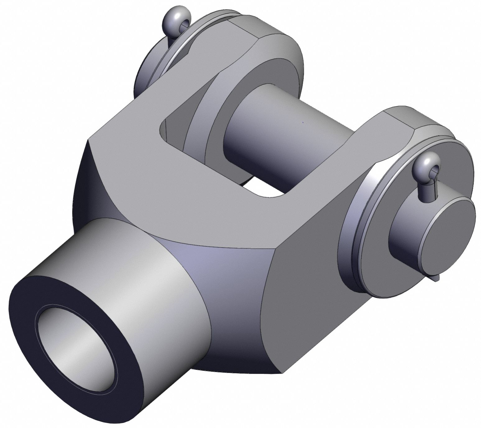 Knuckle Joint: Fits 80 mm Bore Dia, M22 x 1.5 Thread Size, Y-08D, CA2