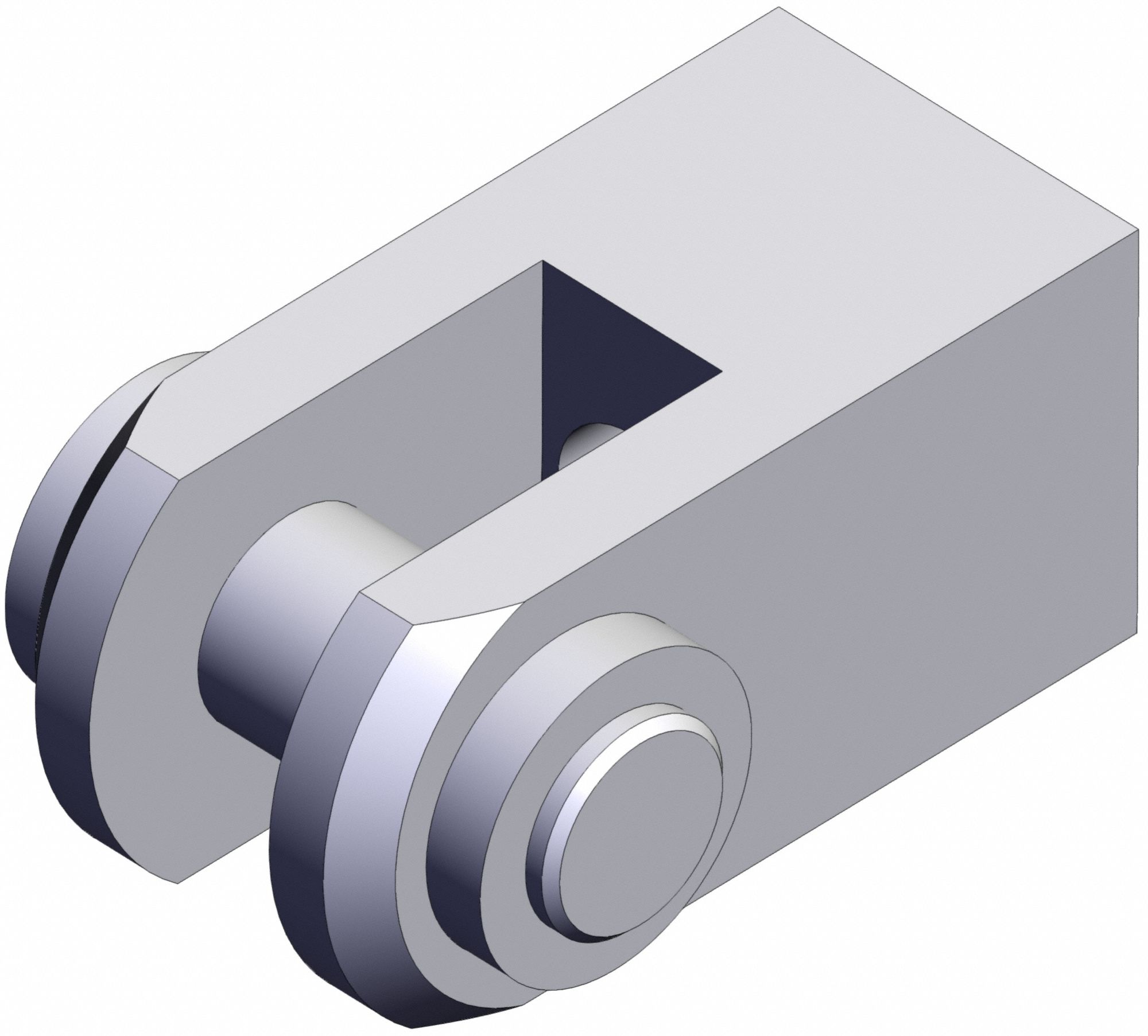 Knuckle Joint: Fits 12 mm Bore Dia, M5 x 0.8 Thread Size, Y-G012, CQ2/CQ2-Z