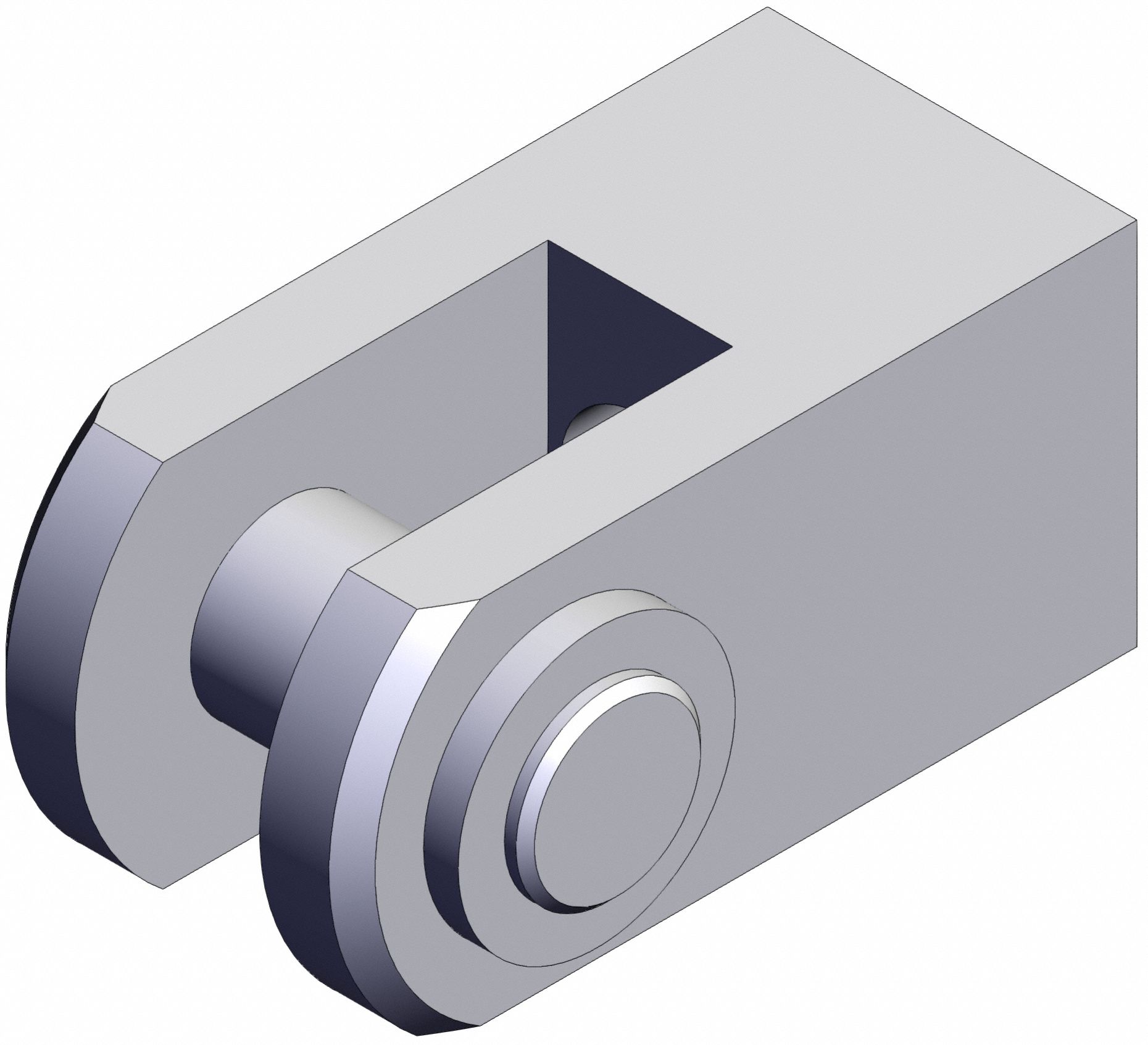 Knuckle Joint: Fits 20 mm Bore Dia, M8 x 1.25 Thread Size, Y-G02, CQ2/CQ2-Z