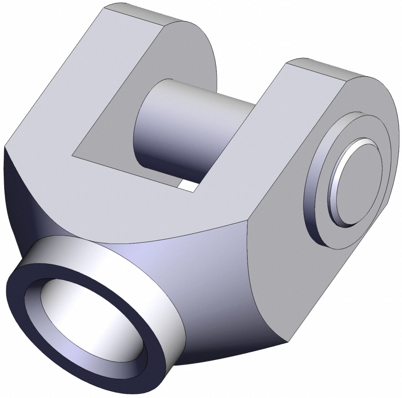 Knuckle Joint: Fits 50 mm_63 mm Bore Dia, M18 x 1.5 Thread Size, Y-G05, CLQ