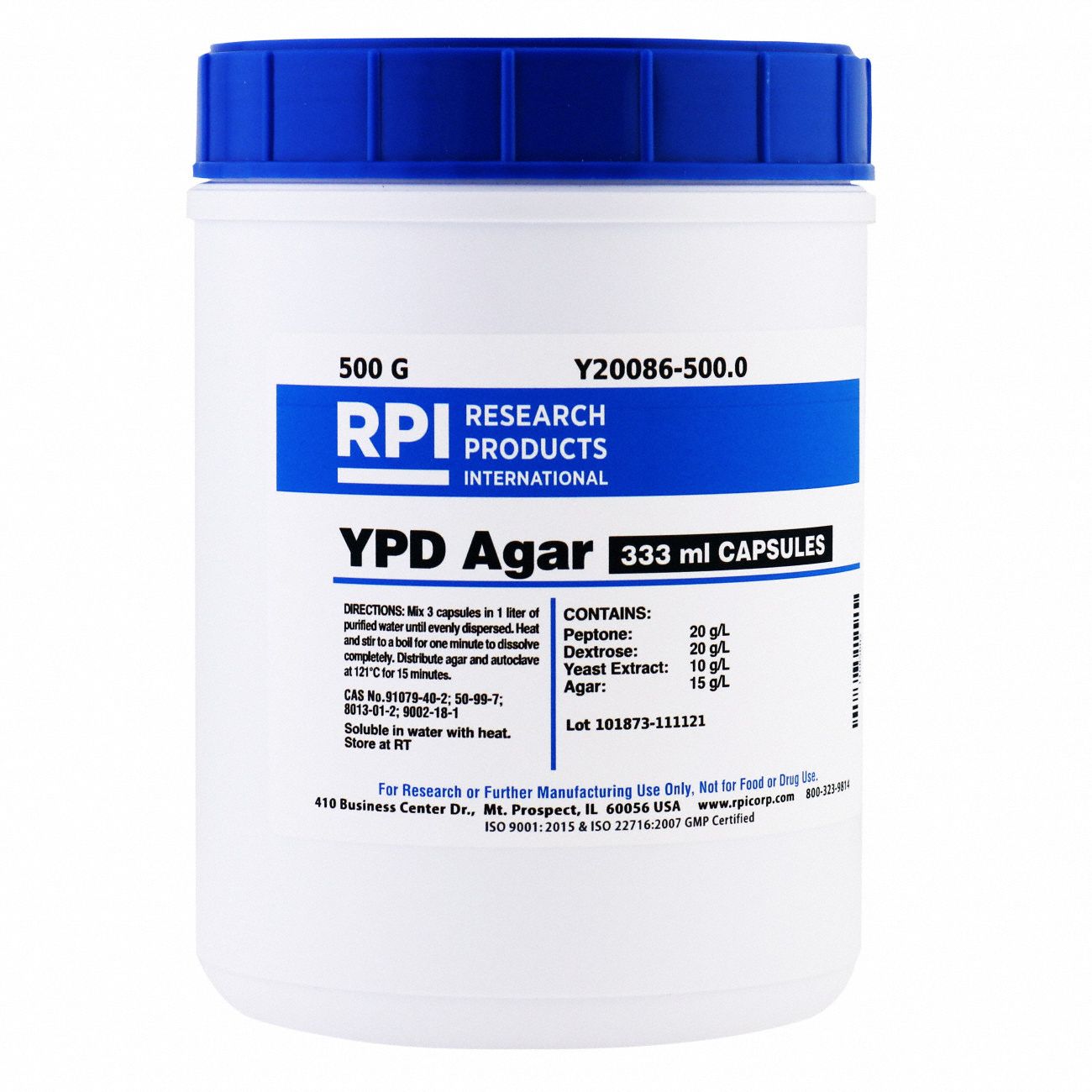 YPD Agar, 500g, PK23