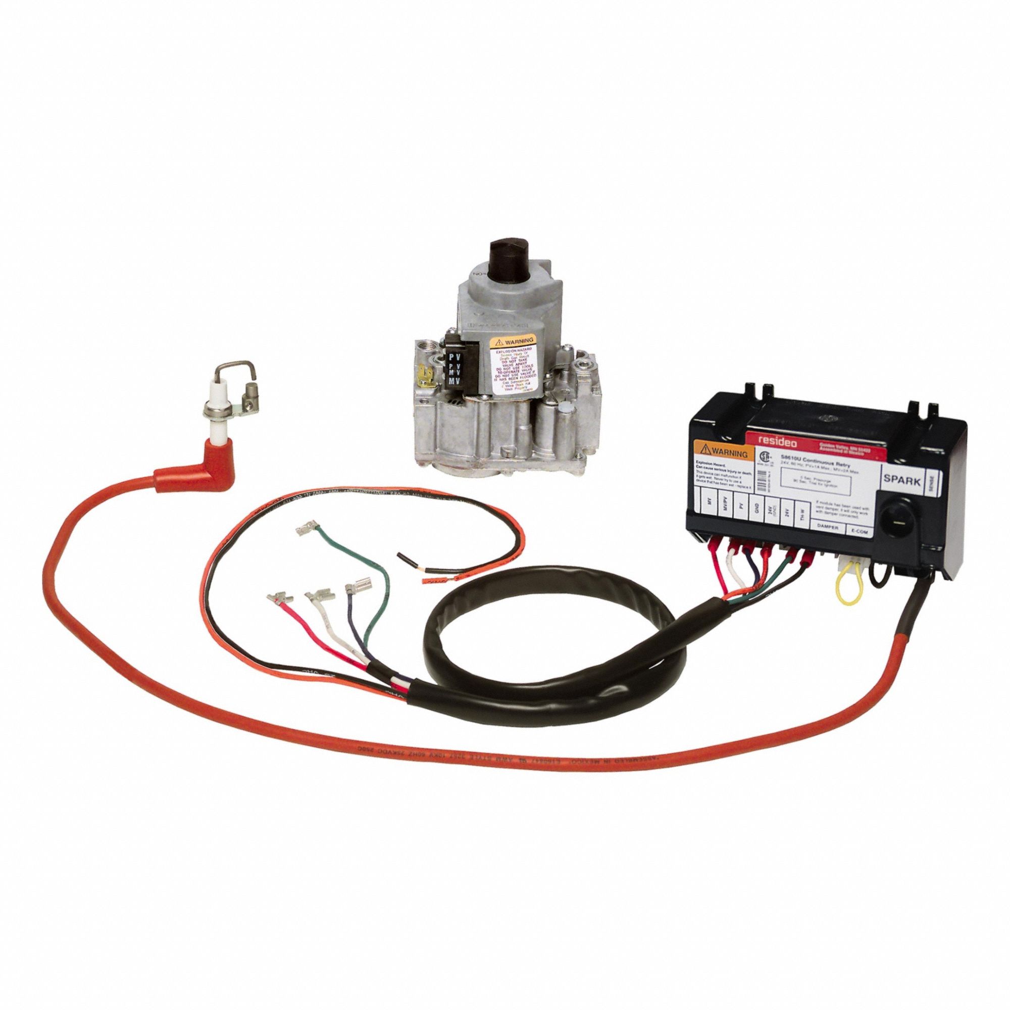 Standing Pilot Module: Universal, 24V AC, 15 sec Lock Out, 30 sec Pre-Purge, 24 A Main Valve Output (MPN Y8610U6006). Key specifications — Product Type: Standing Pilot Module; Brand: HONEYWELL HOME; Control Voltage: 24V AC; Replacement for OEM Brands: Honeywell.