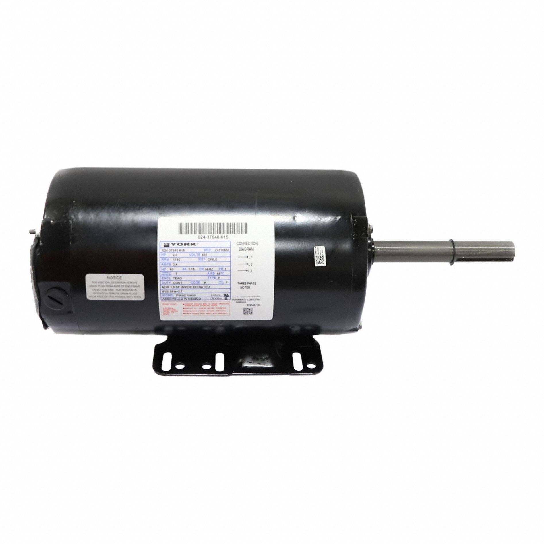 OEM Replacement Motor: York, 024-37648-615