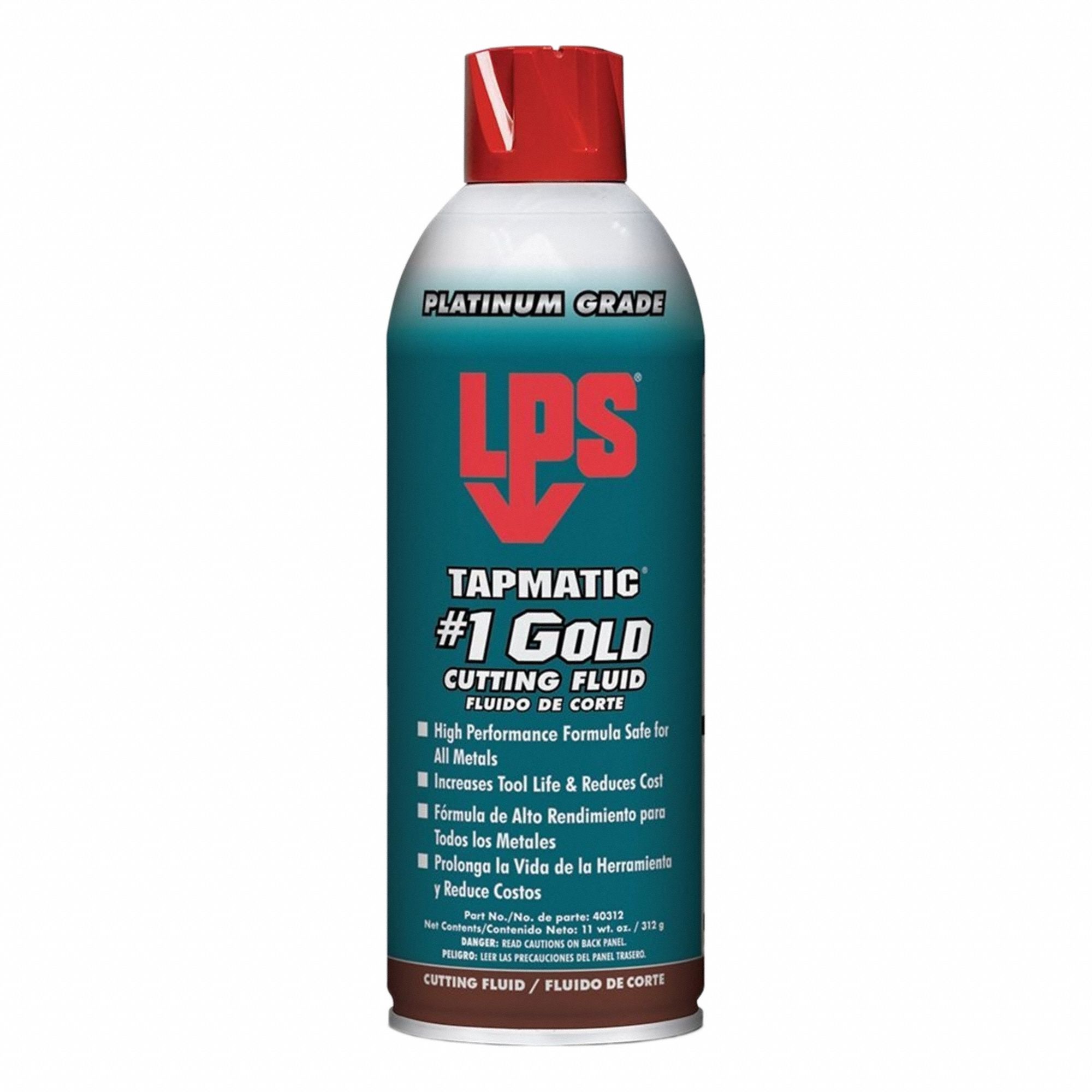 Cutting Fluid: Tapmatic #1 Gold, 11 fl oz, Aerosol Can