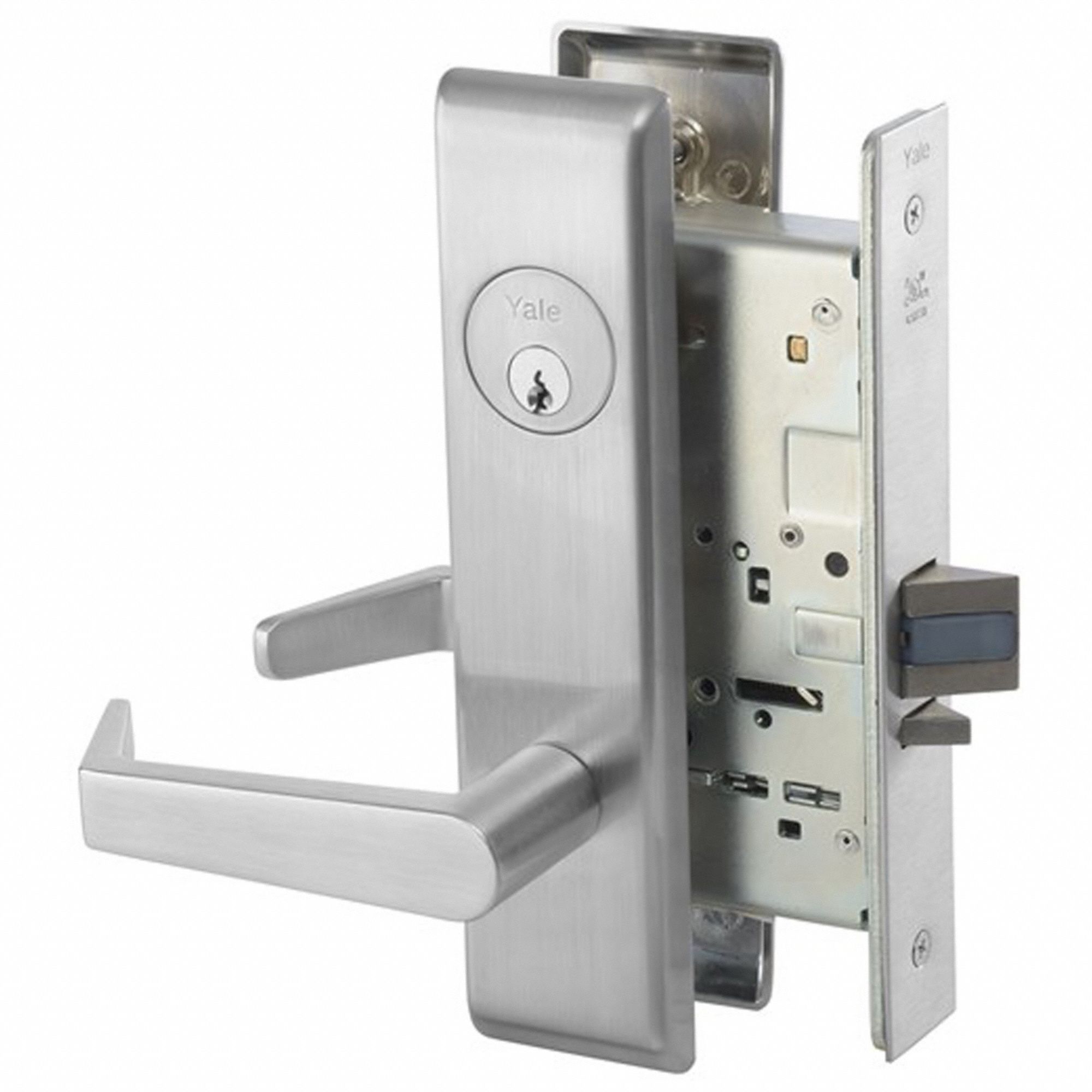 Door Lockset: Storeroom Lever Locksets, Chrome