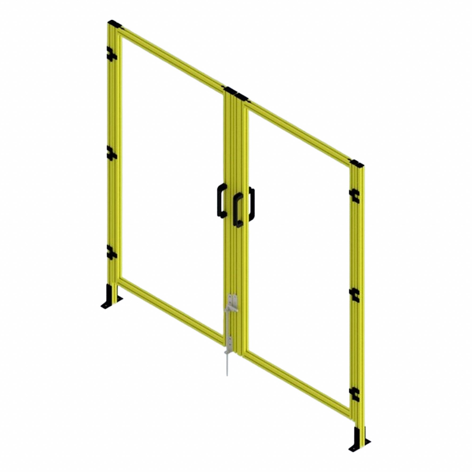 Stand-Alone, Yellow, T-Slot Framing System Door - 904XE9|48355 - Grainger