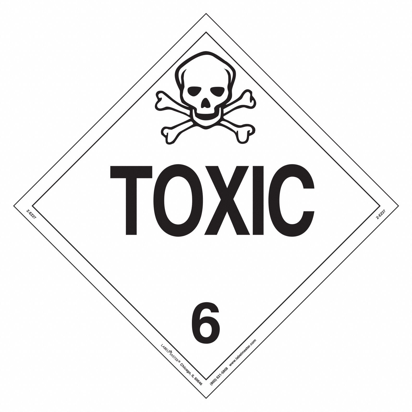 ●DANGEROUS GOODZ Miscellaneous Dangerous Goods Class 9 UN2071 Removable Vinyl