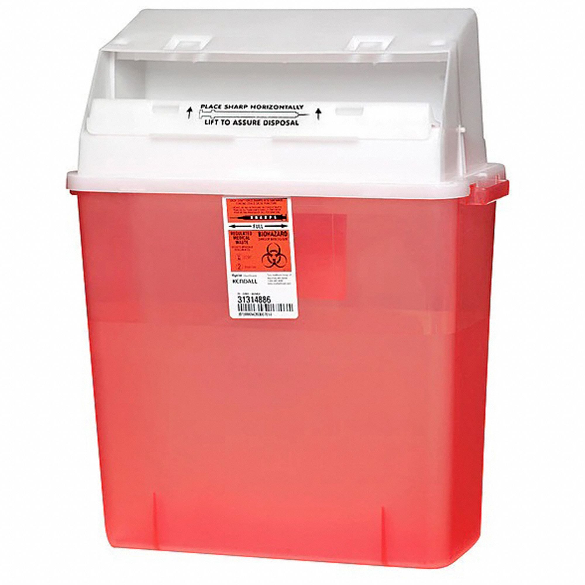 Sharps Container Red 3 gal PK3