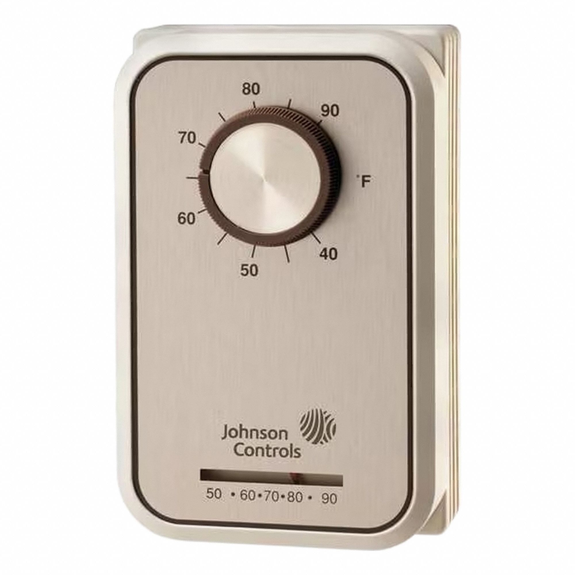 Line Volt Mechanical Tstat: Heat or Cool, Auto, 40° to 90°F, Exposed Dial, 1H/1C
