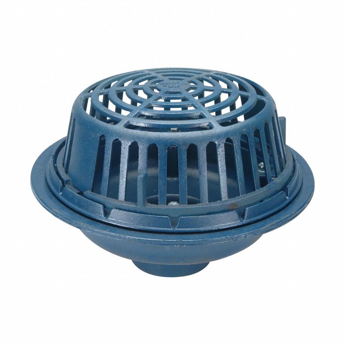 Roof Drain: 15 in Overall Dia, 10 in Overall Ht, 3 in Nominal Pipe Size, Cast Iron, Cast Iron