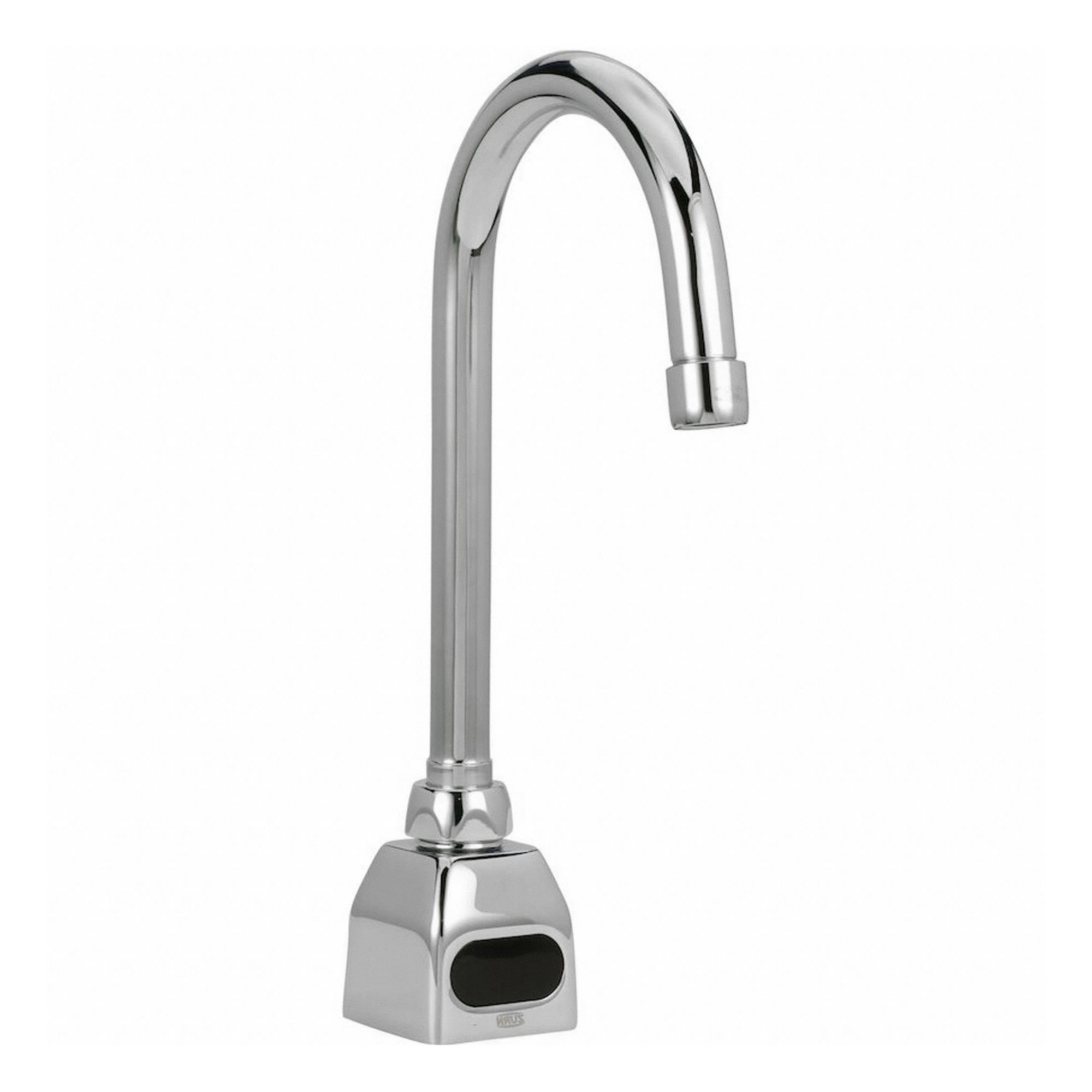 Bathroom Sensor Faucet: AquaSense®, Brass, Chrome Finish, Single-Post, Battery, Laminar, NPSM