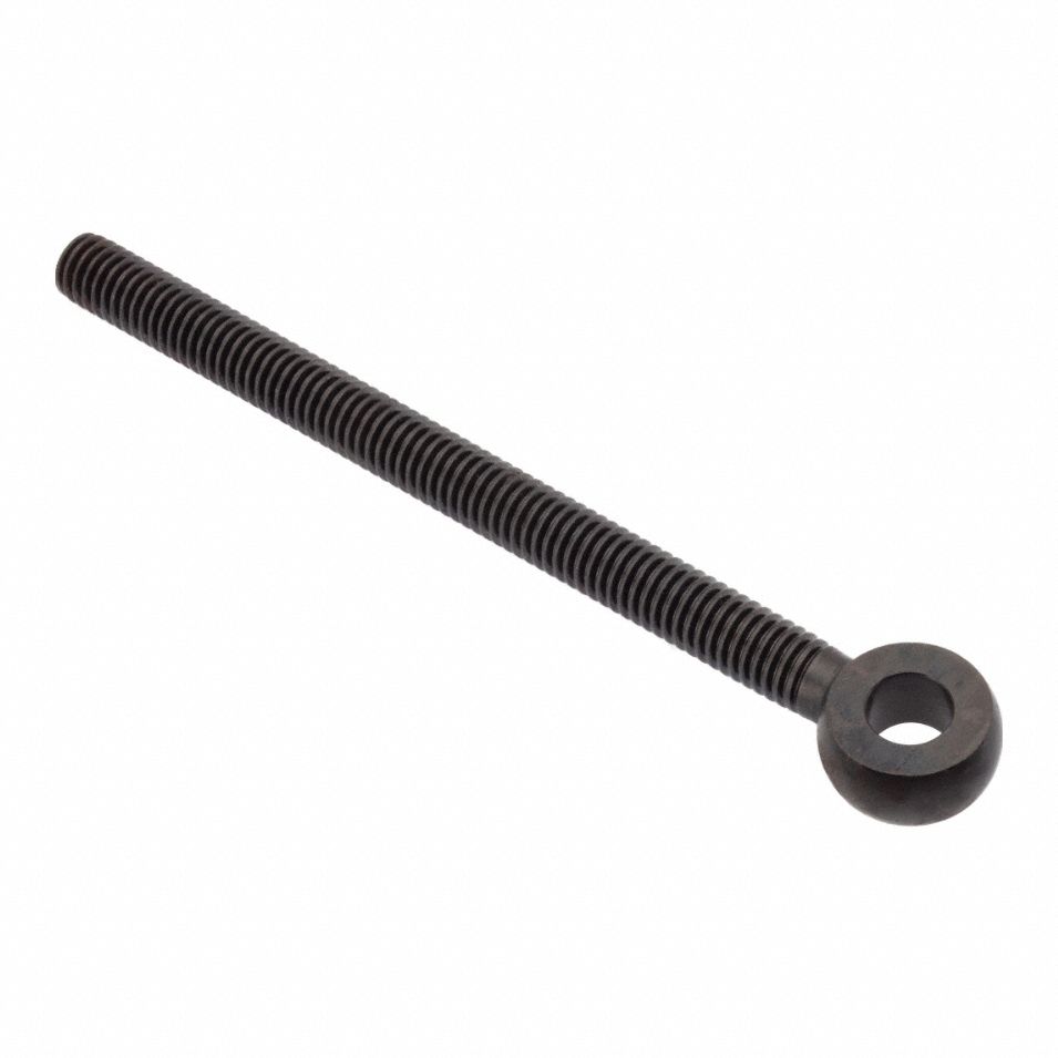 Fixed Rod End: Stainless Steel, Black Oxide, 5 in Hole Center-to-End Lg, Right Hand