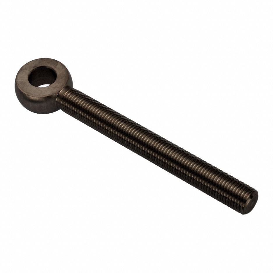 Fixed Rod End: Stainless Steel, Black Oxide, 3 1/2 in Hole Center-to-End Lg, Right Hand