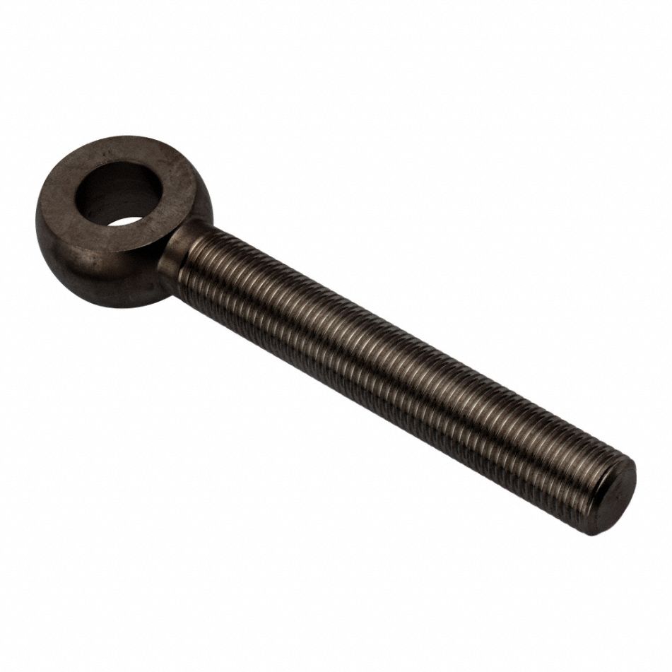 Fixed Rod End: Stainless Steel, Black Oxide, 3 1/2 in Hole Center-to-End Lg, Right Hand