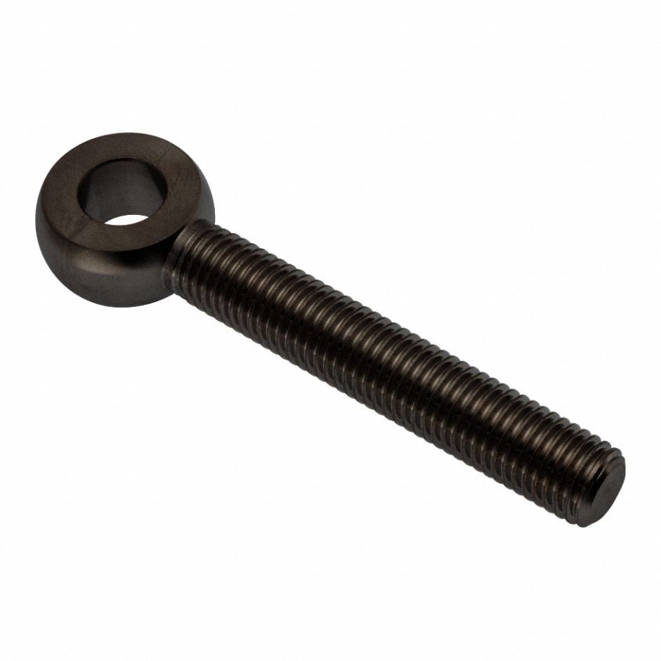 Fixed Rod End: Stainless Steel, Black Oxide, 5 in Hole Center-to-End Lg, Right Hand