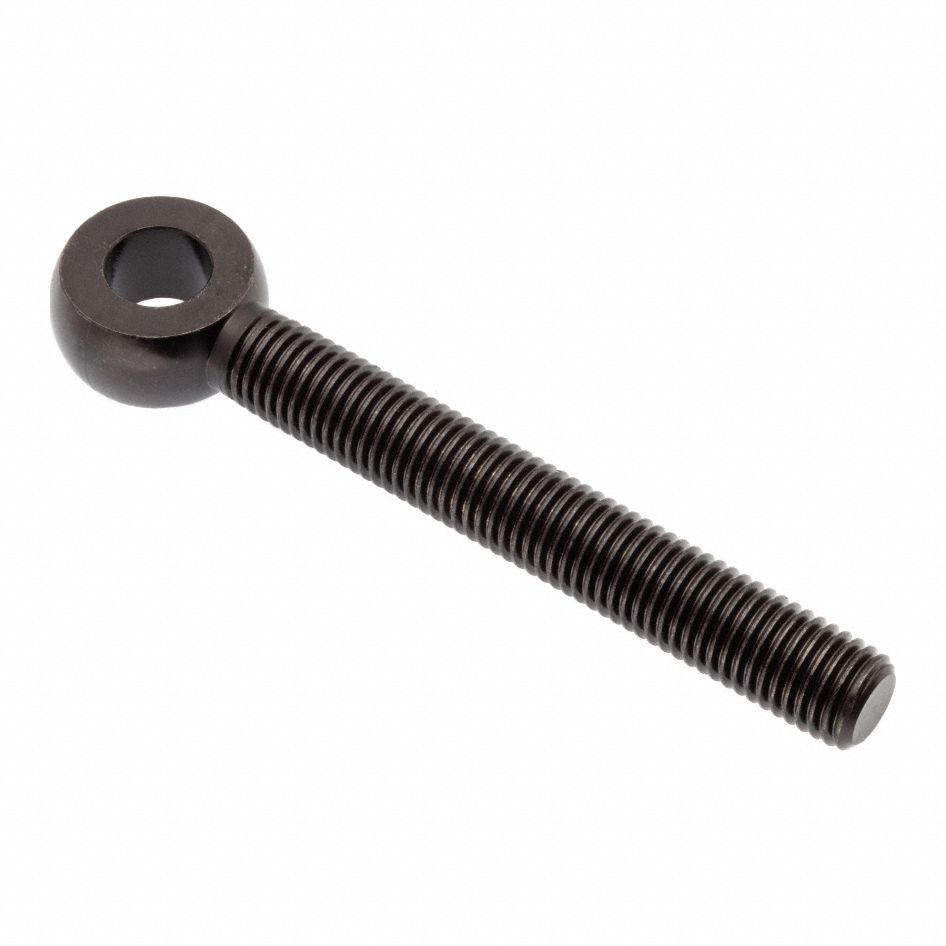 Fixed Rod End: Stainless Steel, Black Oxide, 6 in Hole Center-to-End Lg, Right Hand