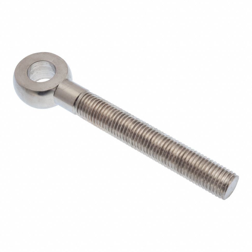 Fixed Rod End: Stainless Steel, Plain, 8 in Hole Center-to-End Lg, Right Hand, 1"-8 Thread Size