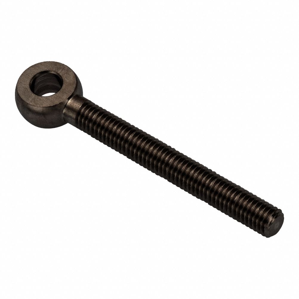 Fixed Rod End: Stainless Steel, Black Oxide, 130 mm Hole Center-to-End Lg, Right Hand