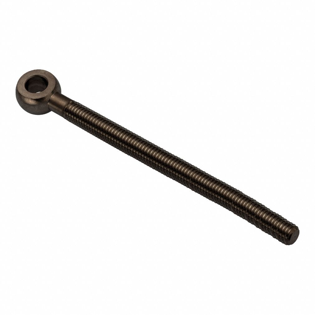 Fixed Rod End: Stainless Steel, Black Oxide, 160 mm Hole Center-to-End Lg, Right Hand