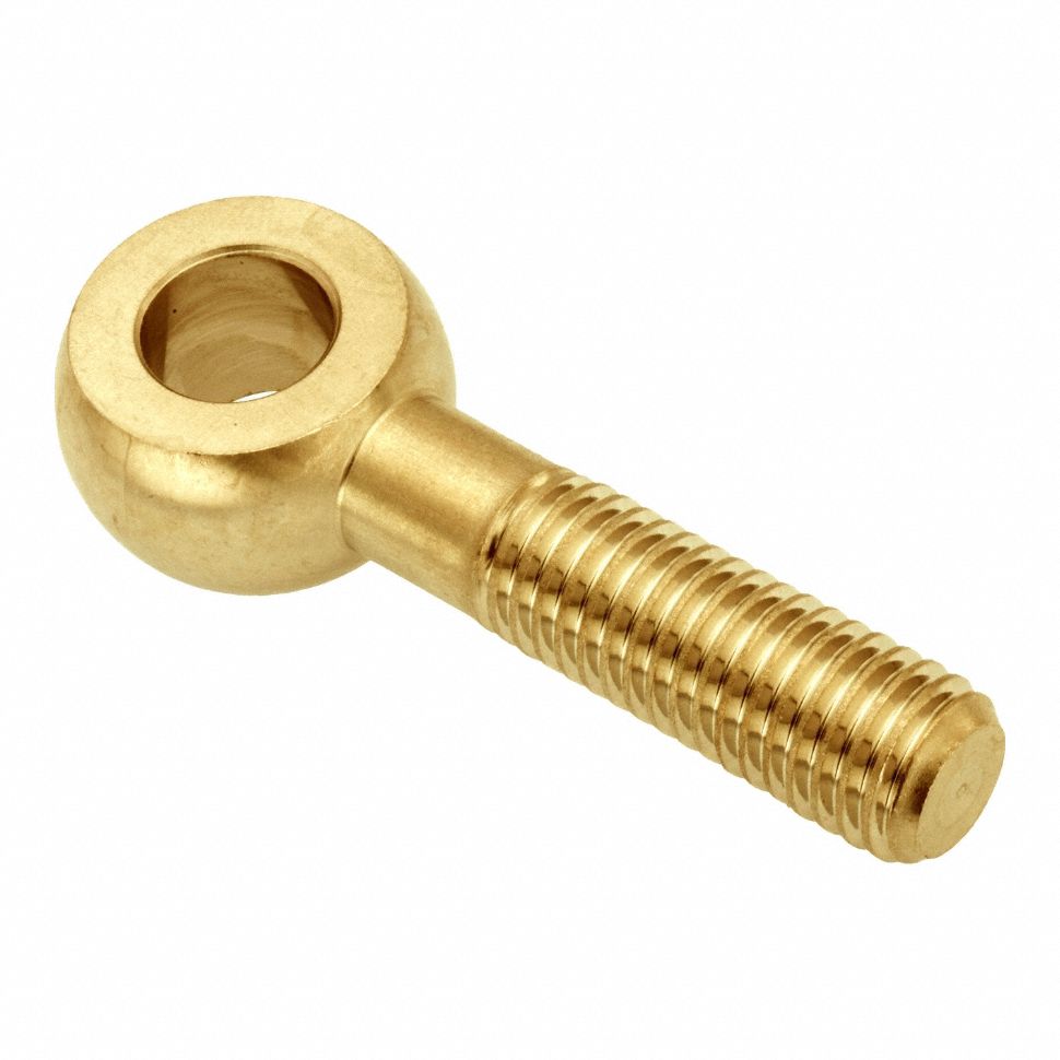 AMPG, Brass, Plain, Fixed Rod End - 817EZ9|ZEBM20X70-BR - Grainger