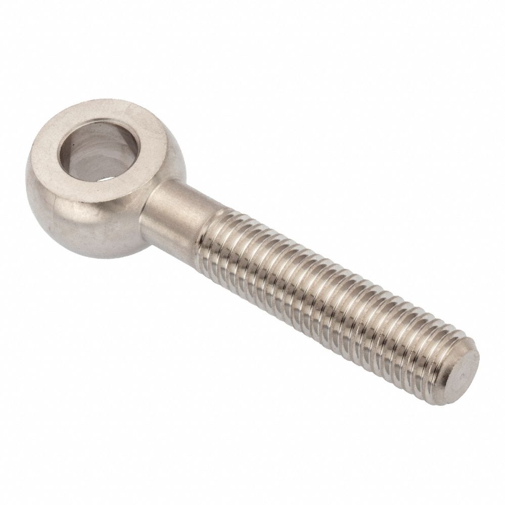 Fixed Rod End: Stainless Steel, Plain, 120 mm Hole Center-to-End Lg, Right Hand