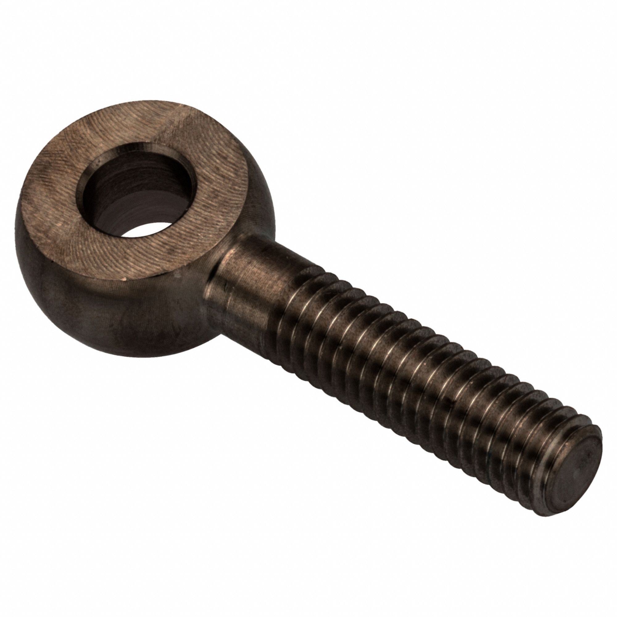 Fixed Rod End: Steel, Black Oxide, 30 mm Hole Center-to-End Lg, Left Hand, M5-0.8 Thread Size