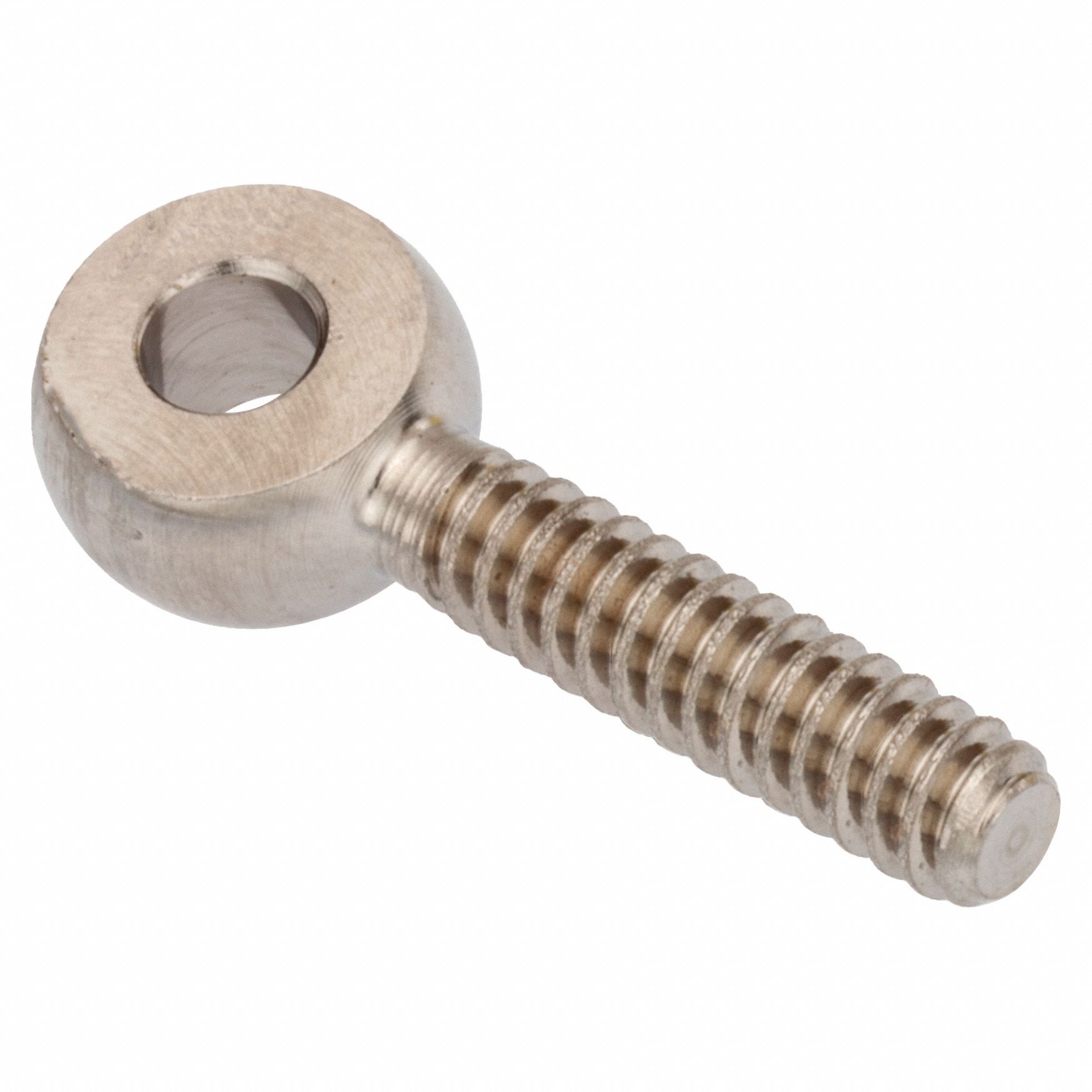 Fixed Rod End: Stainless Steel, Plain, 45 mm Hole Center-to-End Lg, Left Hand, 7 mm Eye Thick
