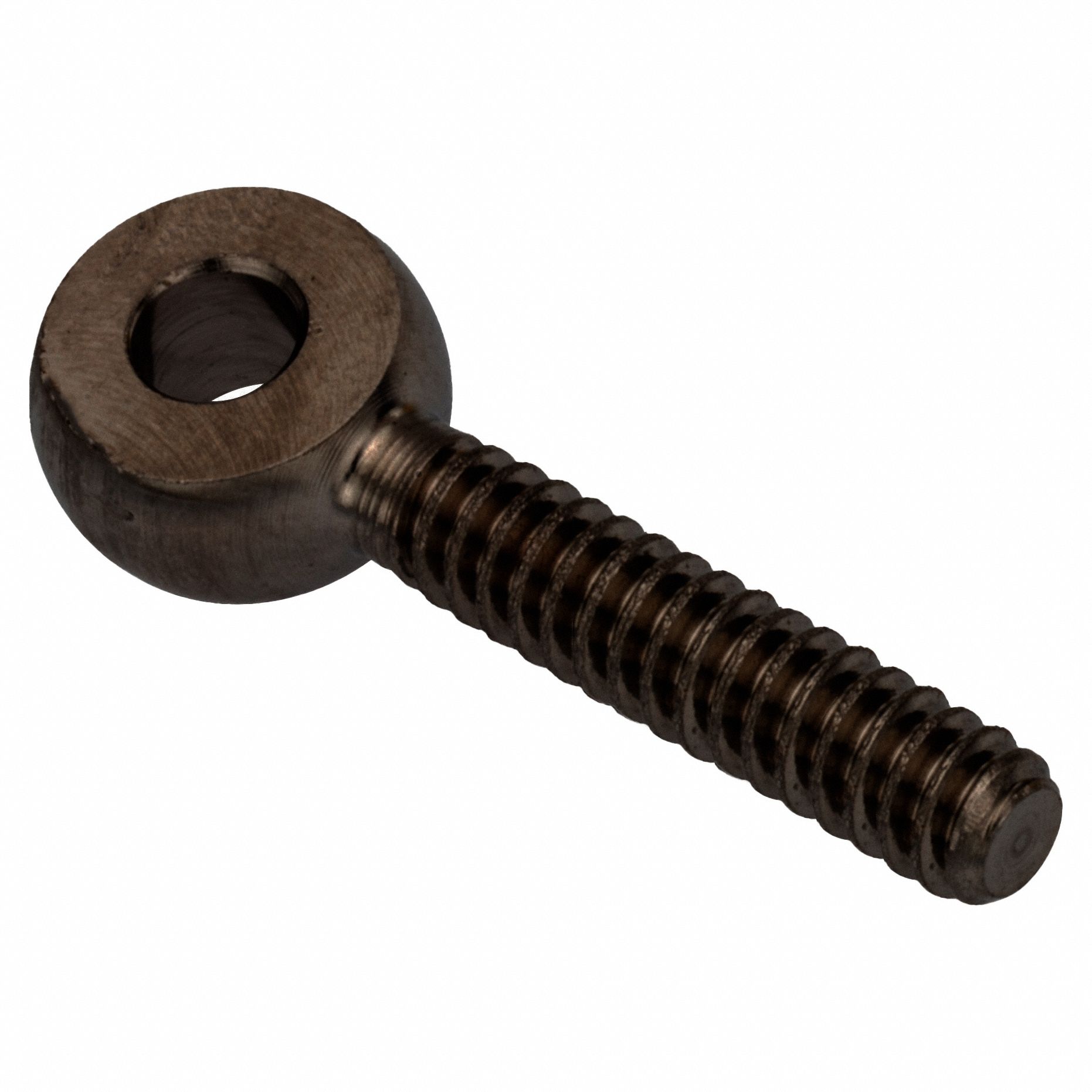 Fixed Rod End: Steel, Black Oxide, 50 mm Hole Center-to-End Lg, Left Hand, M6-1.00 Thread Size