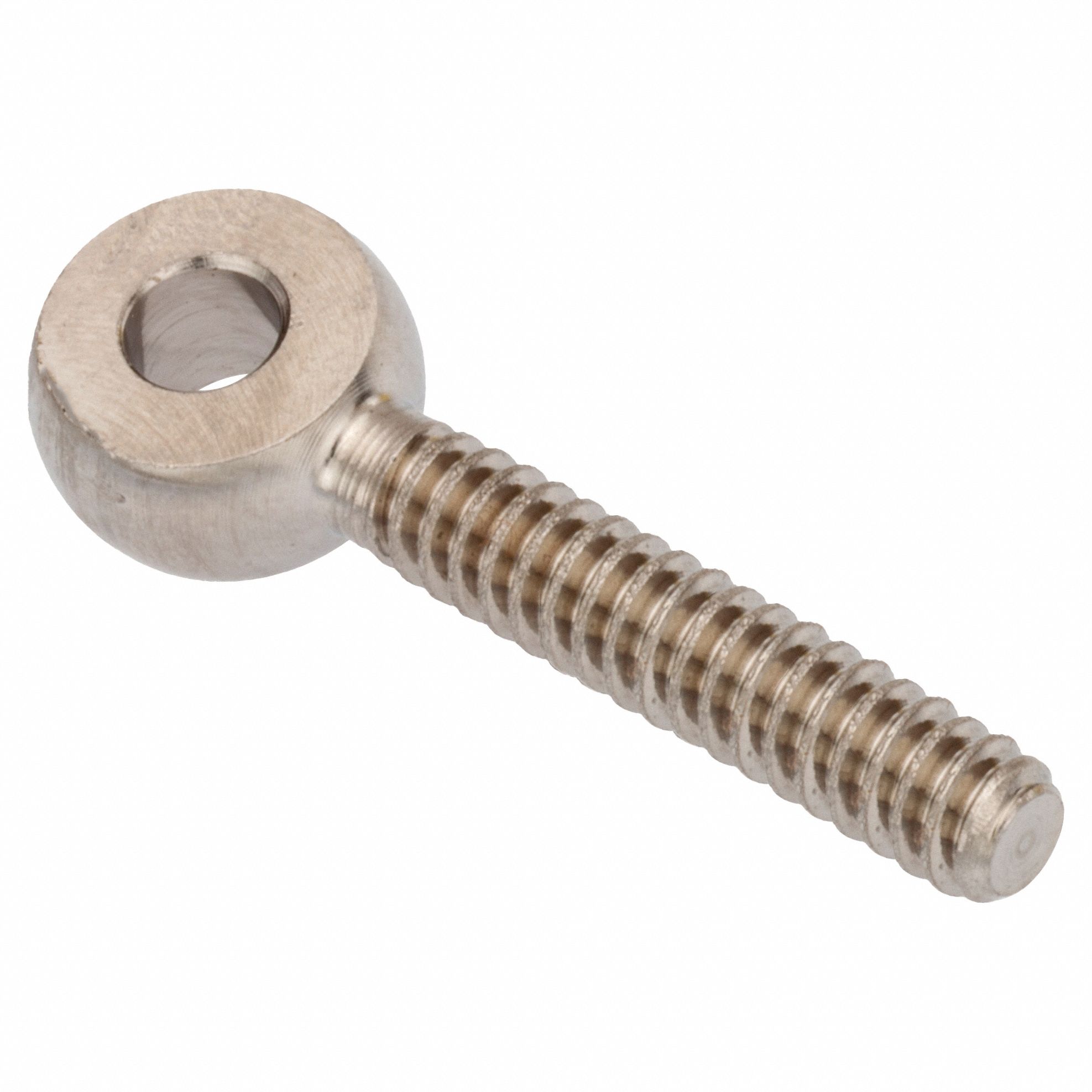 Fixed Rod End: Stainless Steel, Plain, 60 mm Hole Center-to-End Lg, Left Hand, 7 mm Eye Thick