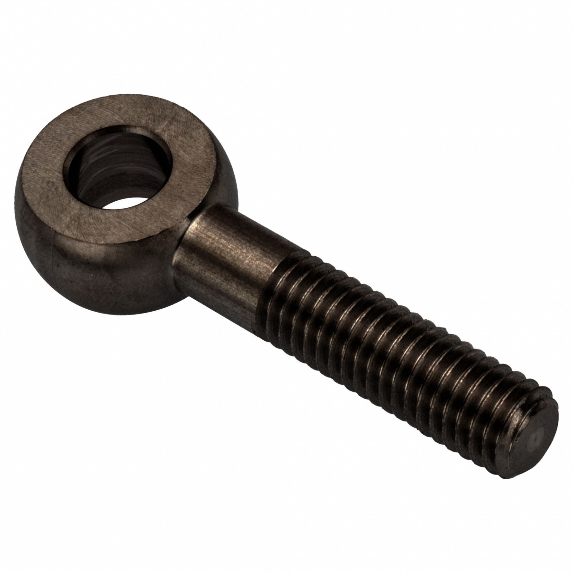 Fixed Rod End: Steel, Black Oxide, 35 mm Hole Center-to-End Lg, Left Hand, M8-1.25 Thread Size