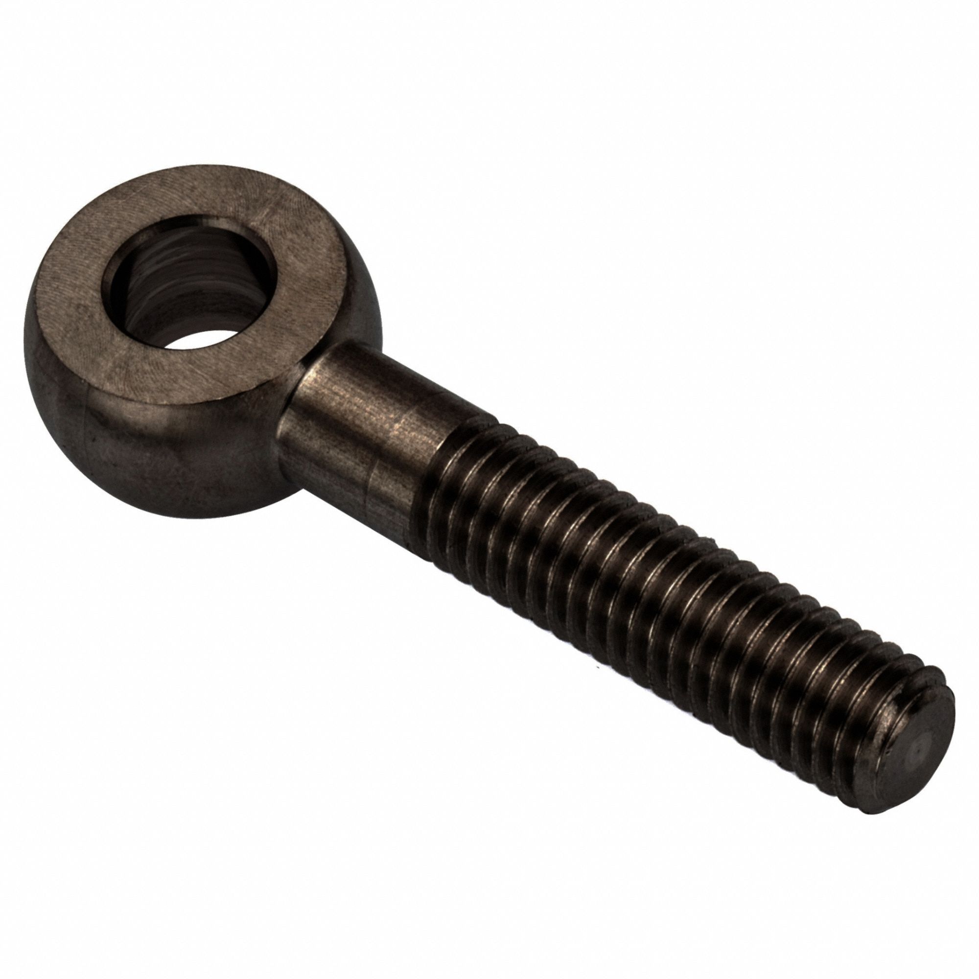 Fixed Rod End: Steel, Black Oxide, 45 mm Hole Center-to-End Lg, Right Hand, M8-1.25 Thread Size