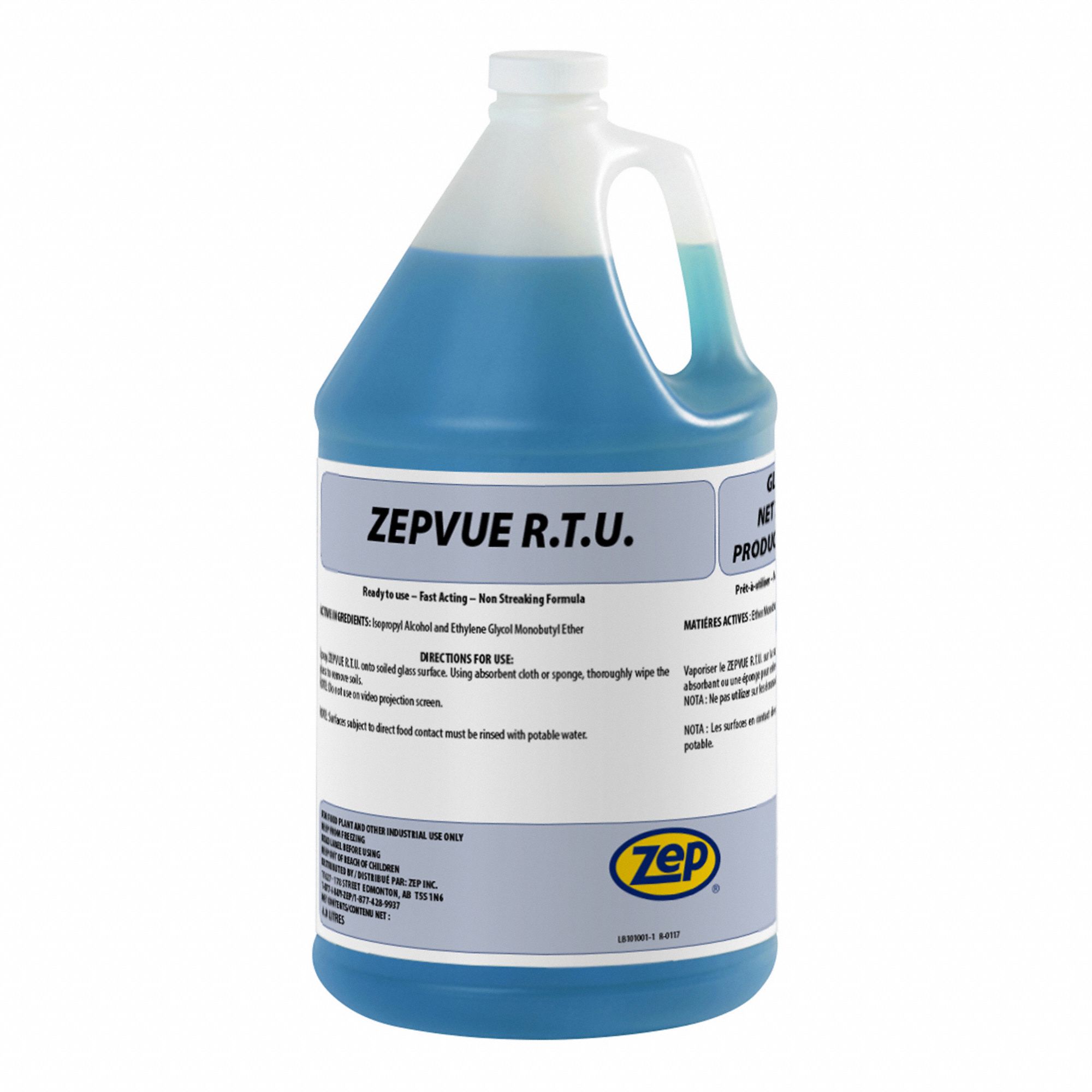 GLASS CLEANER,1 GAL,BOTTLE,CA4