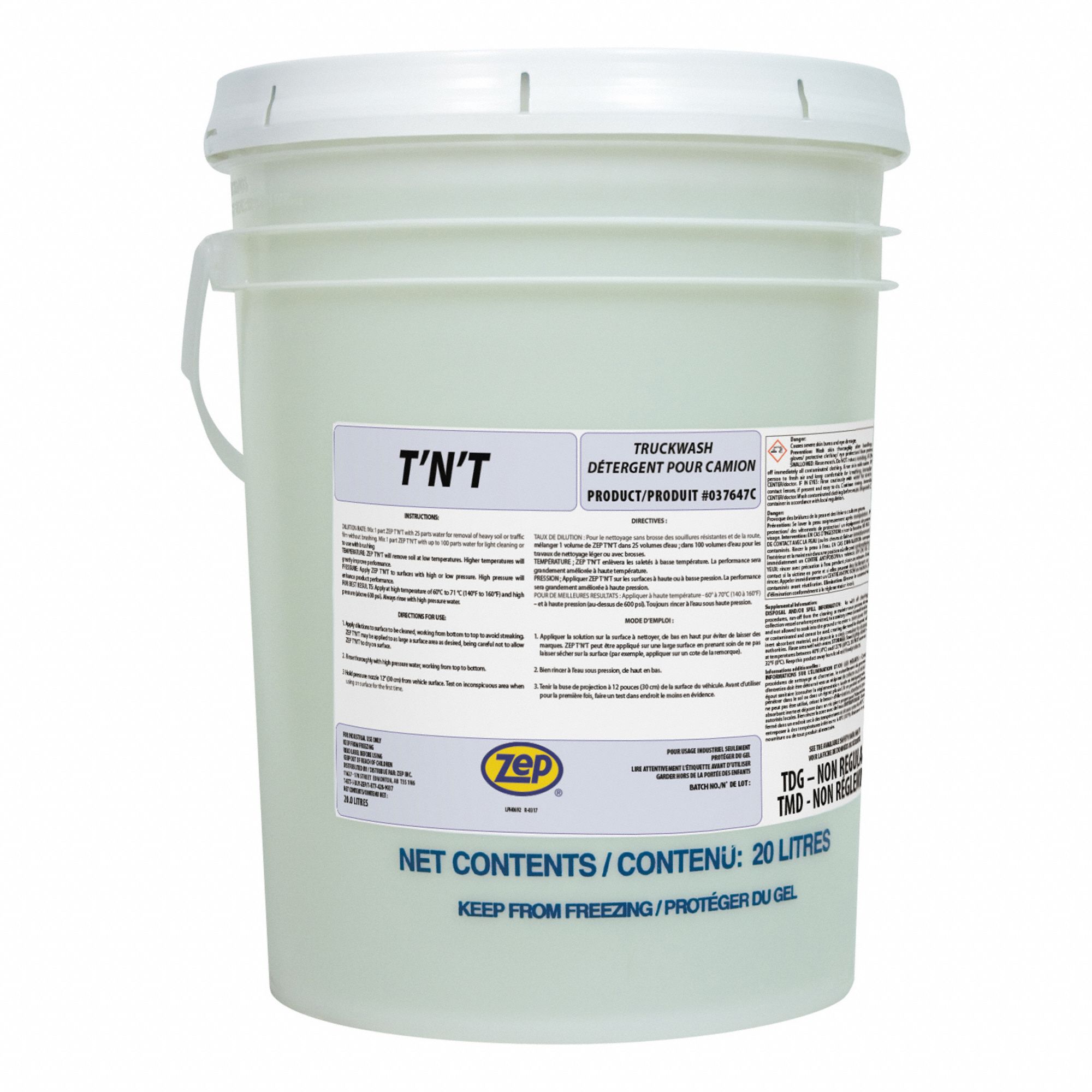 NETTOYANT P/ AUTOMOBILE,5 GAL,SEAU,TRANS