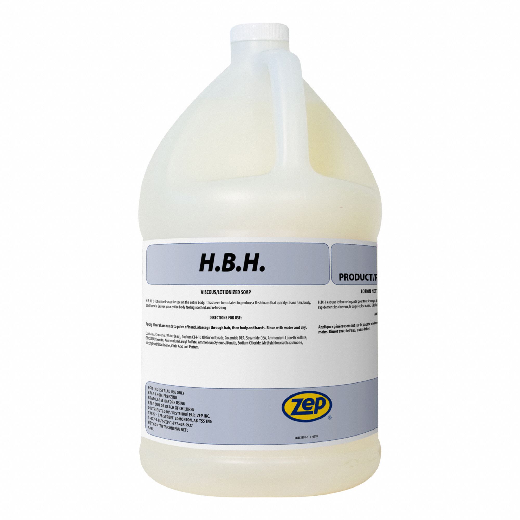 HBH LOTION SOAP,4L,CA4