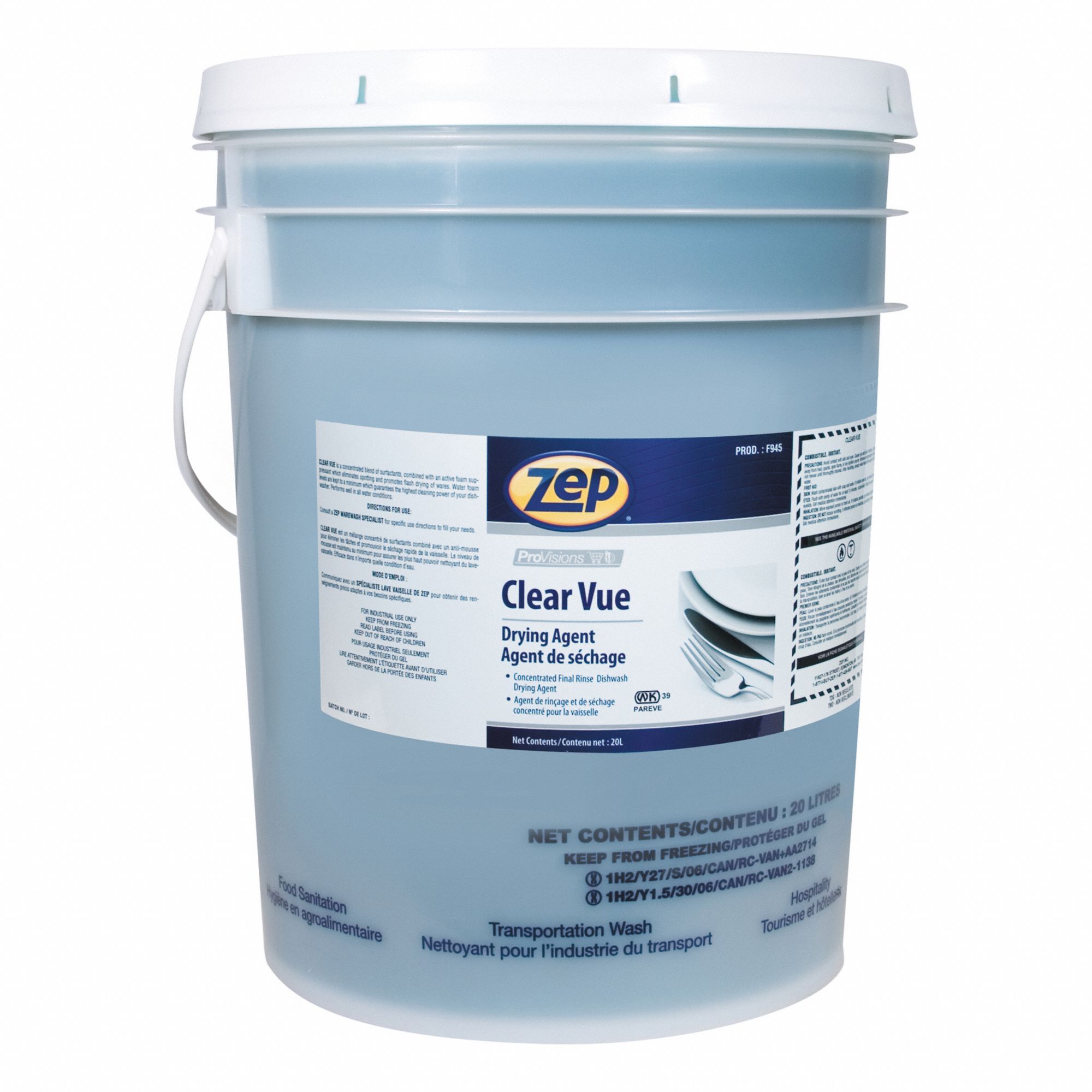 ZEP CLEAR VUE 20L - 25875 - ZEPF94547C | F94547C - Grainger, Canada