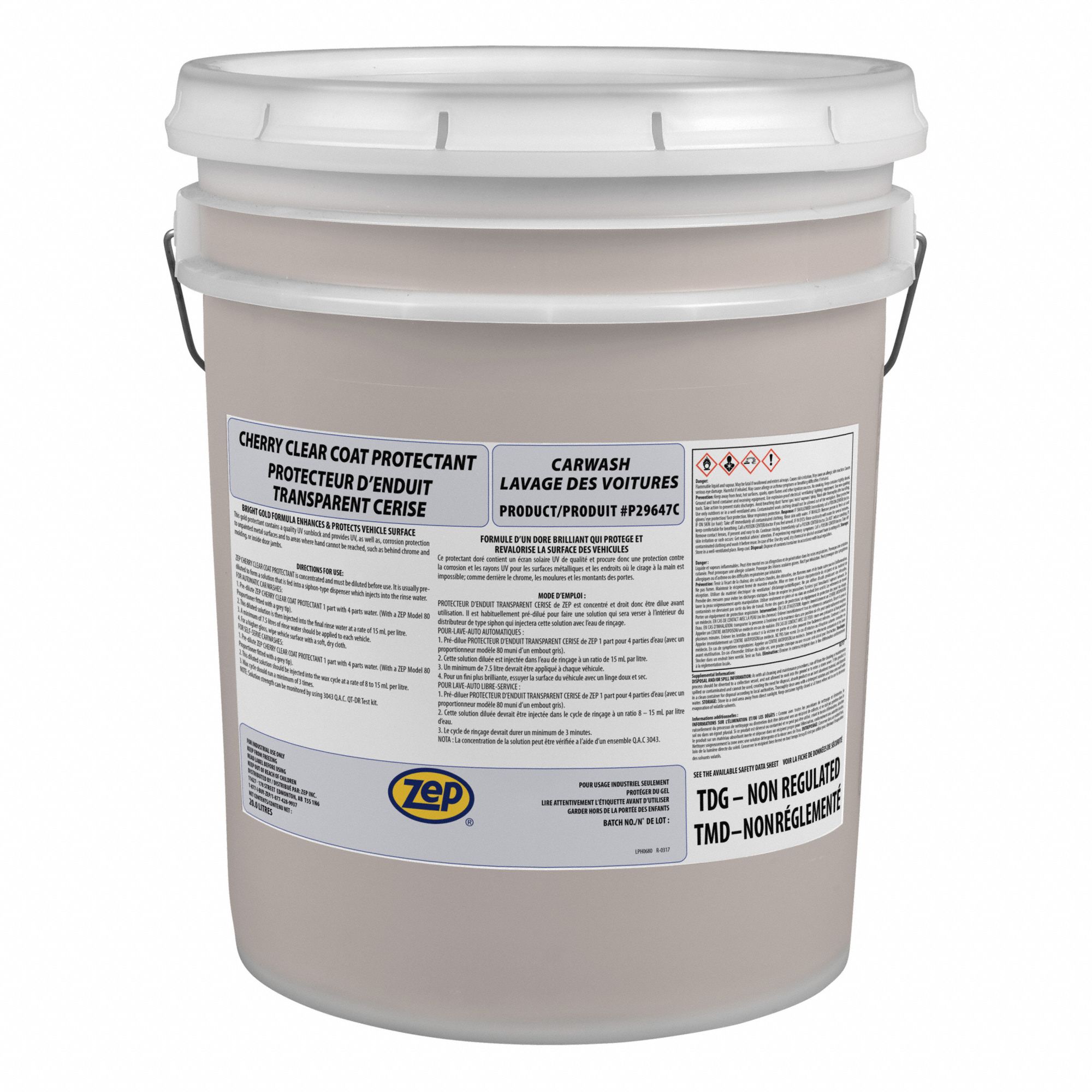 CAR WASH TUNNEL PRODUCTS, AMBER, 20 L DRUM