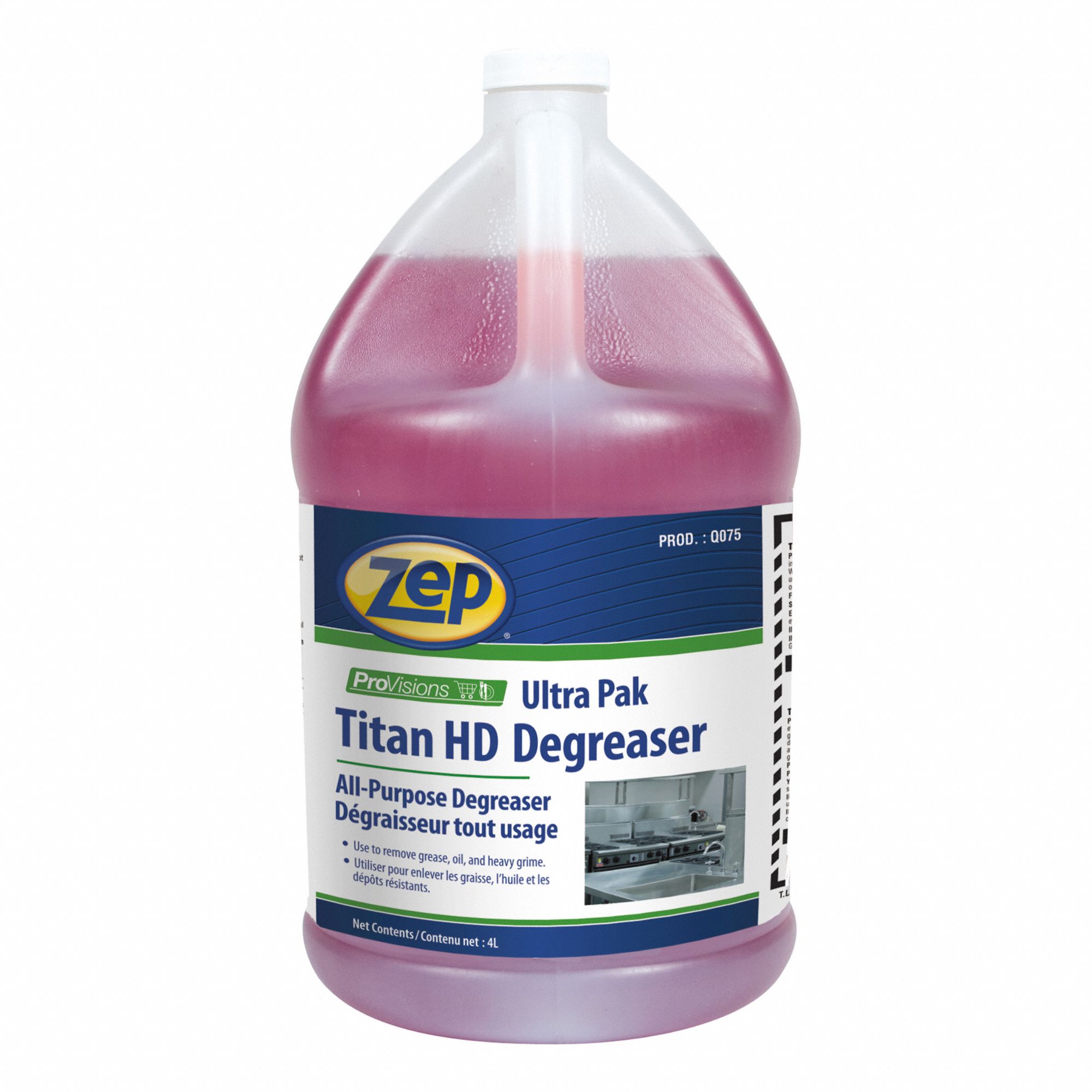 ZEP ALKALINE CLEANER, ULTRA PAK TITAN HD DEGREASER 4 L, CA4