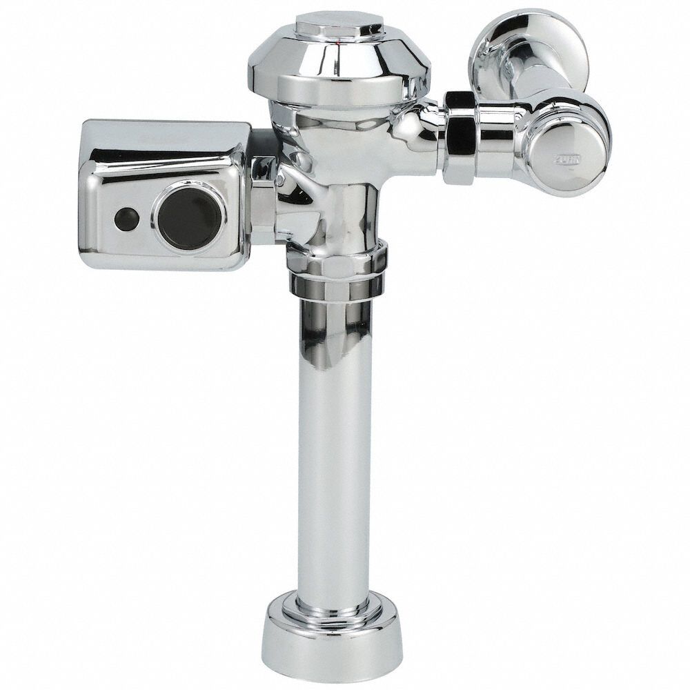 Automatic Flush Valve: ZER, 1.6 gpf Gallons per Flush, Battery, 16 in Rough-In, Exposed, Top