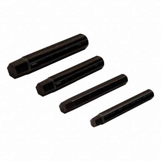 QUICK OUTS, 4 Pc, M6 to M12 Capacity, Screw Extractor Set - 823WN3 ...
