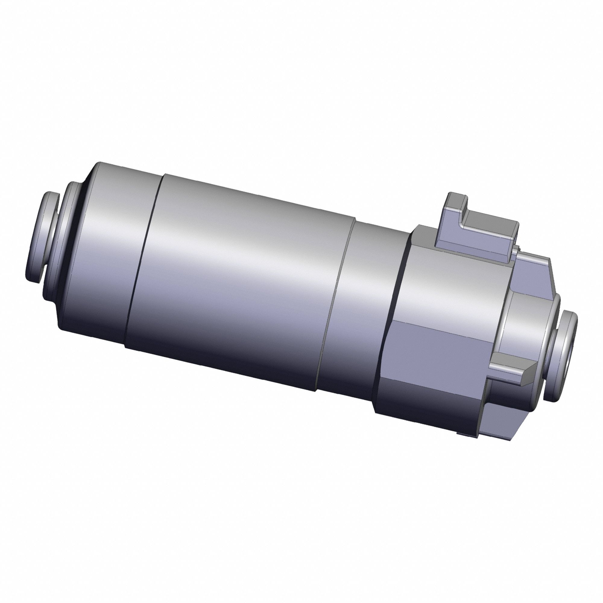 In-Line Air filter: ZF, 6 mm Inlet, Push-to-Connect, -100 kPa to 1 kPa, Sintered Resin Element