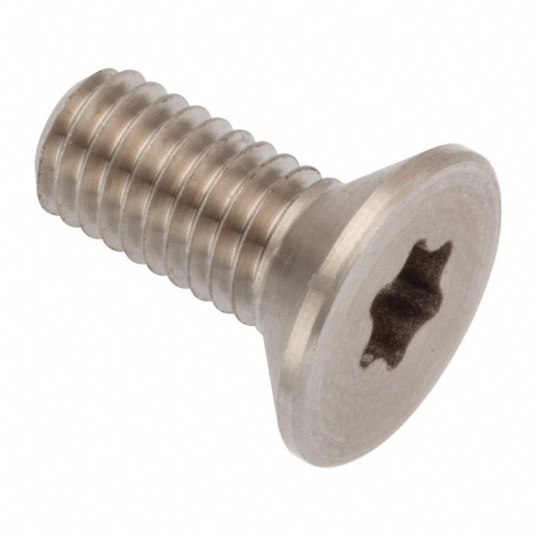 Socket Head Cap Screw: M5x0.80 Thread Size, 12 mm Lg, Flat, Plain, Stainless Steel, A286, T25 Drive