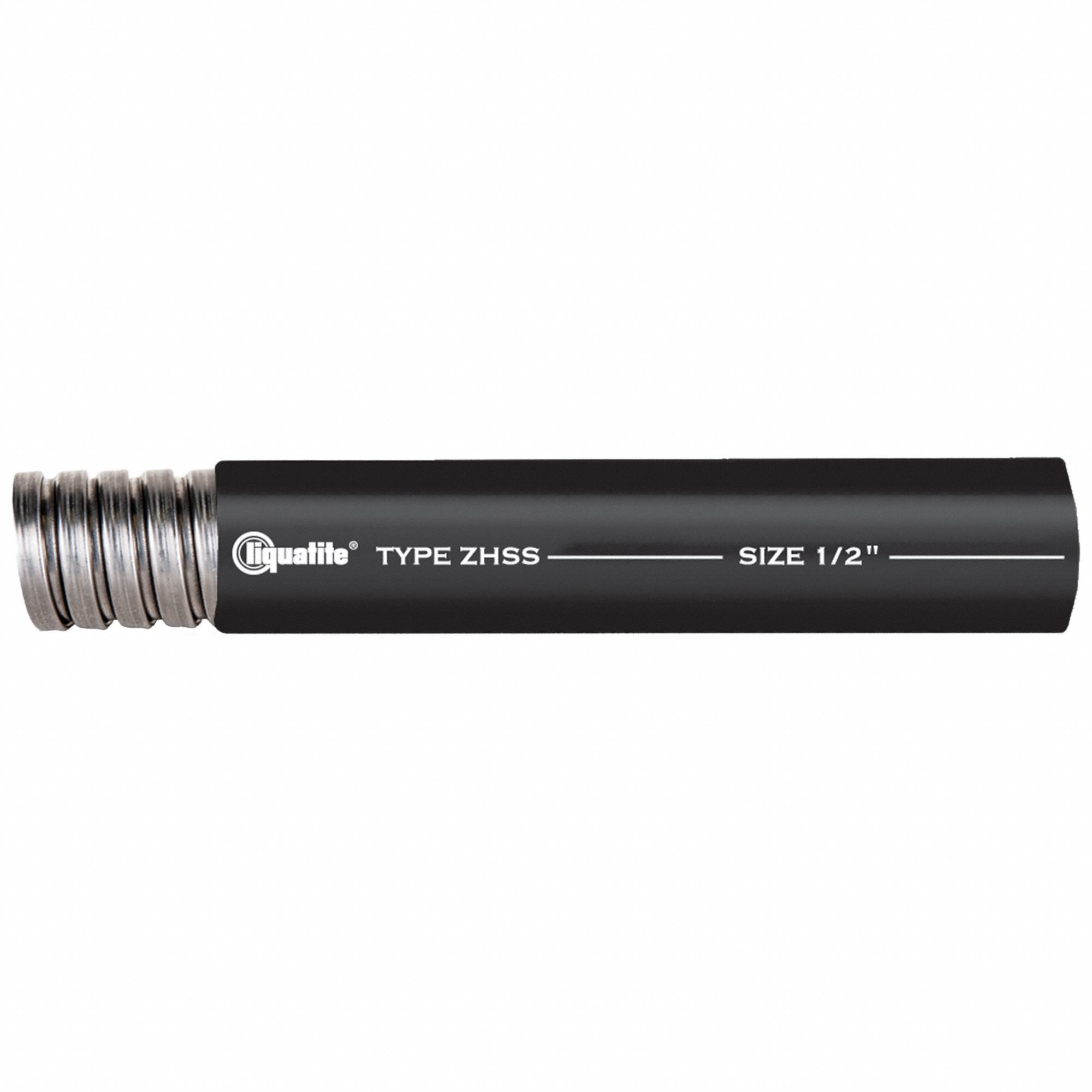 Liquid Tight Conduit: 1 in Trade Size, Black, 100 ft Nominal Lg, ZHSS