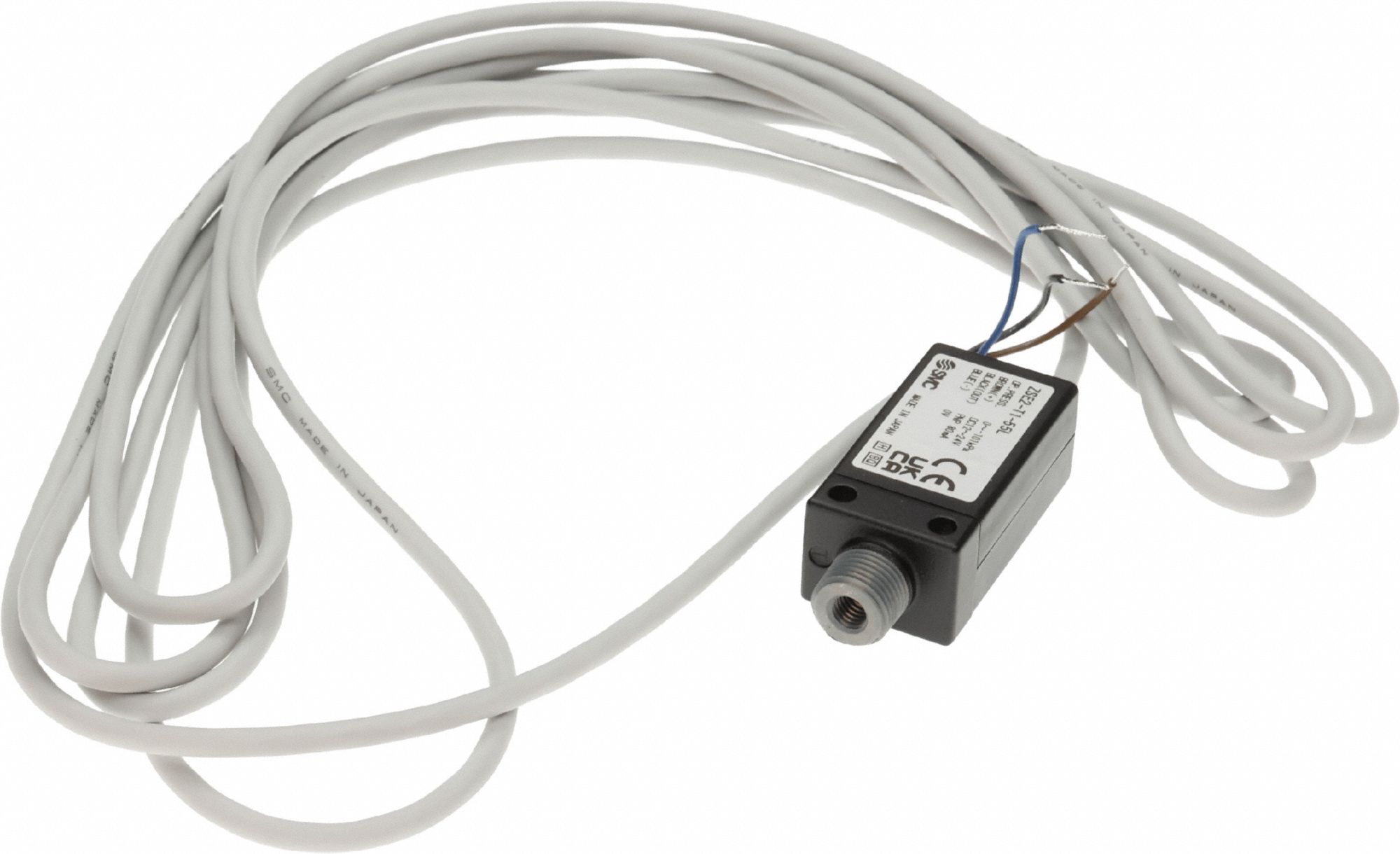 Pressure Switch: 1/8 in Port Size, 12 to 24V DC, -101 kPa to 0 kPa, 0°C to 60°C, 3M, ZSE2 Series