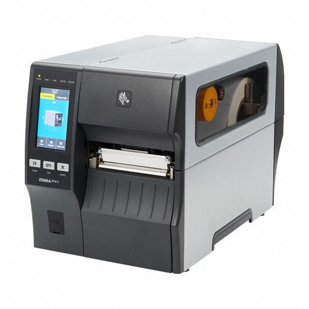 Barcode Label Printers: ZT400, 4.09 in Max. Print Wd, 203 dpi, 14 in/sec, Color Touch Screen