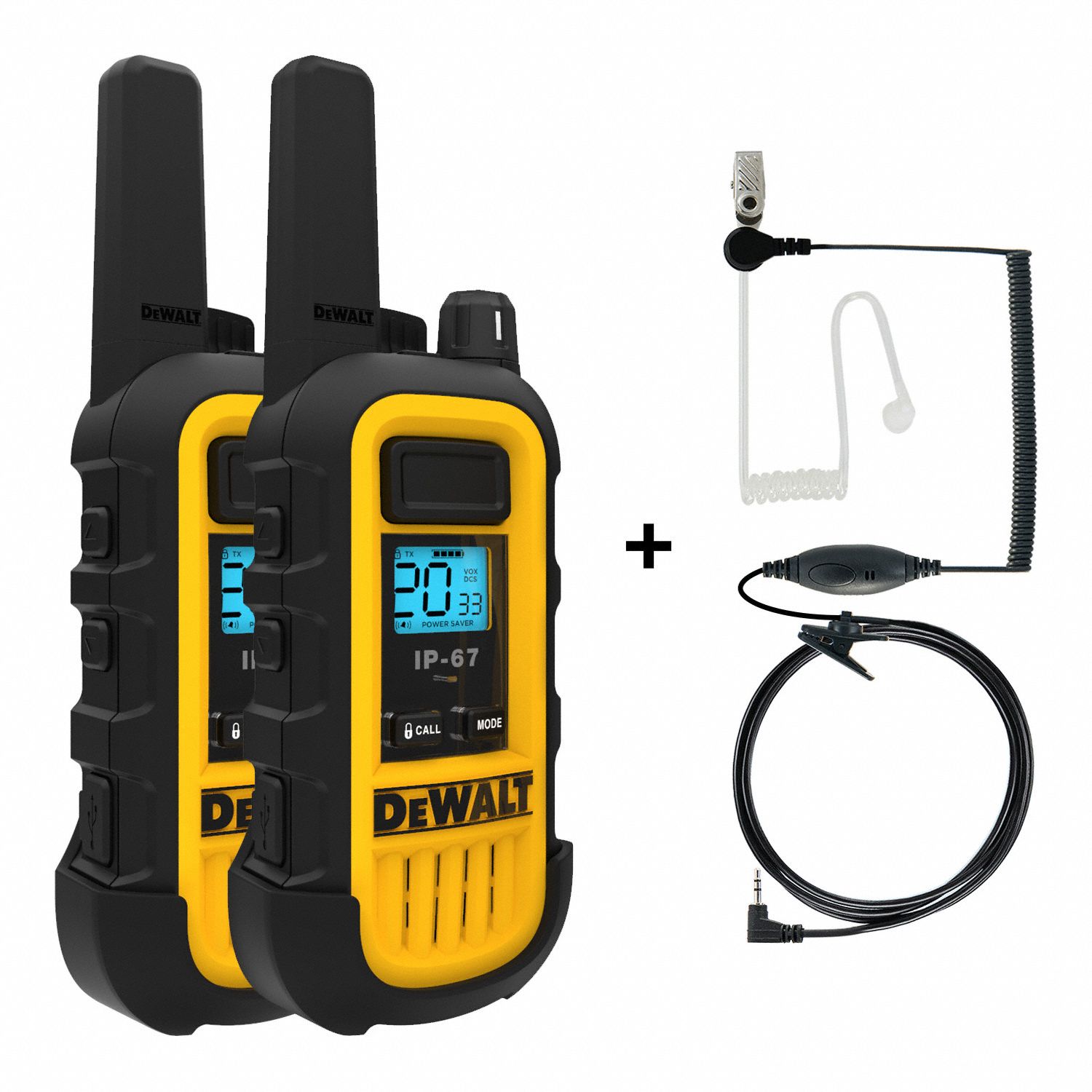 RADIO,2662 CHANNELS,12 HR BATT LIFE,PK2