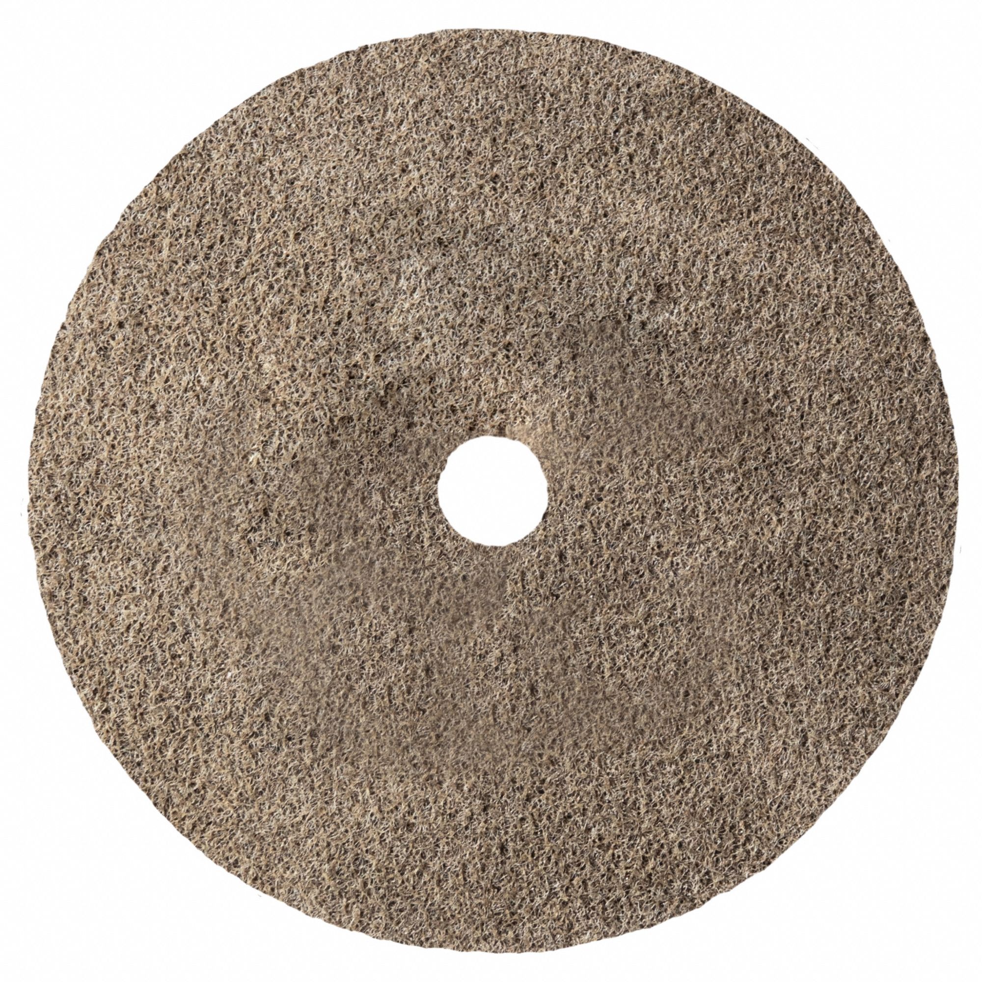 Unitized Non-Woven Wheels: 1 in Dia x 1 in W, 3/16 in Arbor Hole, Aluminum Oxide, ZWEB