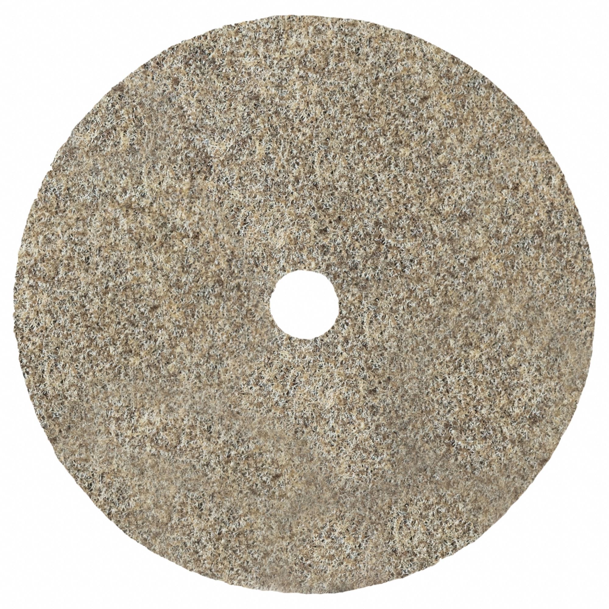 Unitized Non-Woven Wheels: 6 in Dia x 1/8 in W, 1 in Arbor Hole, Aluminum Oxide, ZWEB